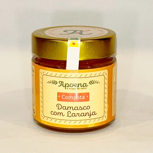 Compota Damasco com Laranja